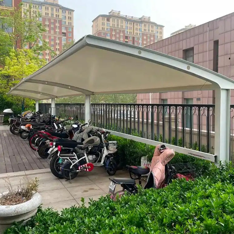 云和县膜结构电动车棚